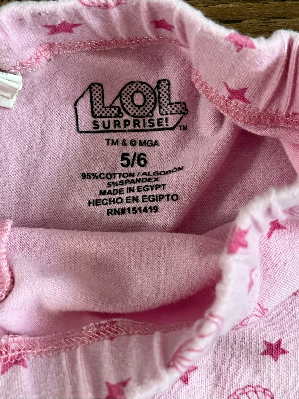 Lot Of 4 Toddler Leggings ‘Black Pink Mint’ (size 5T) - Picture 14 of 15